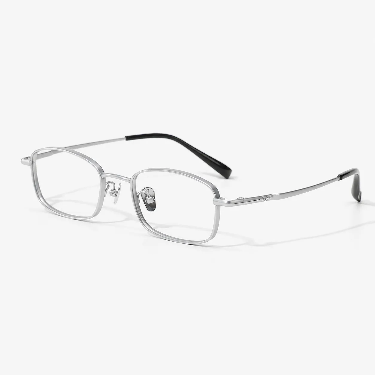 Alia Rectangle Titanium Glasses