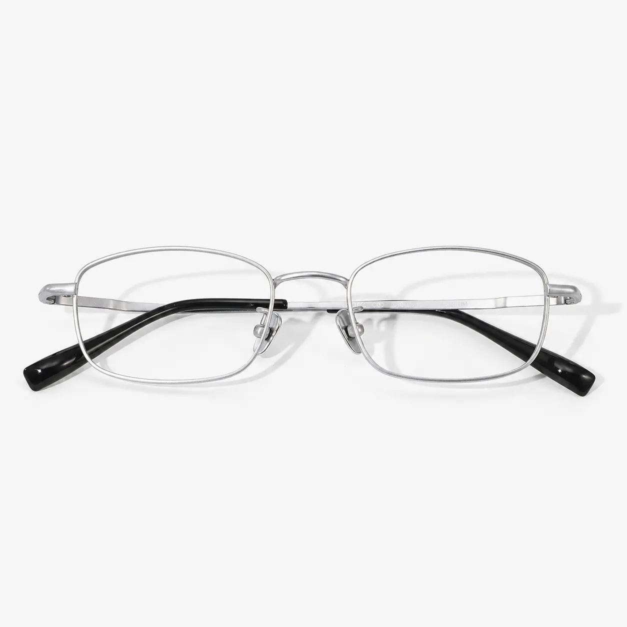 Alia Rectangle Titanium Glasses