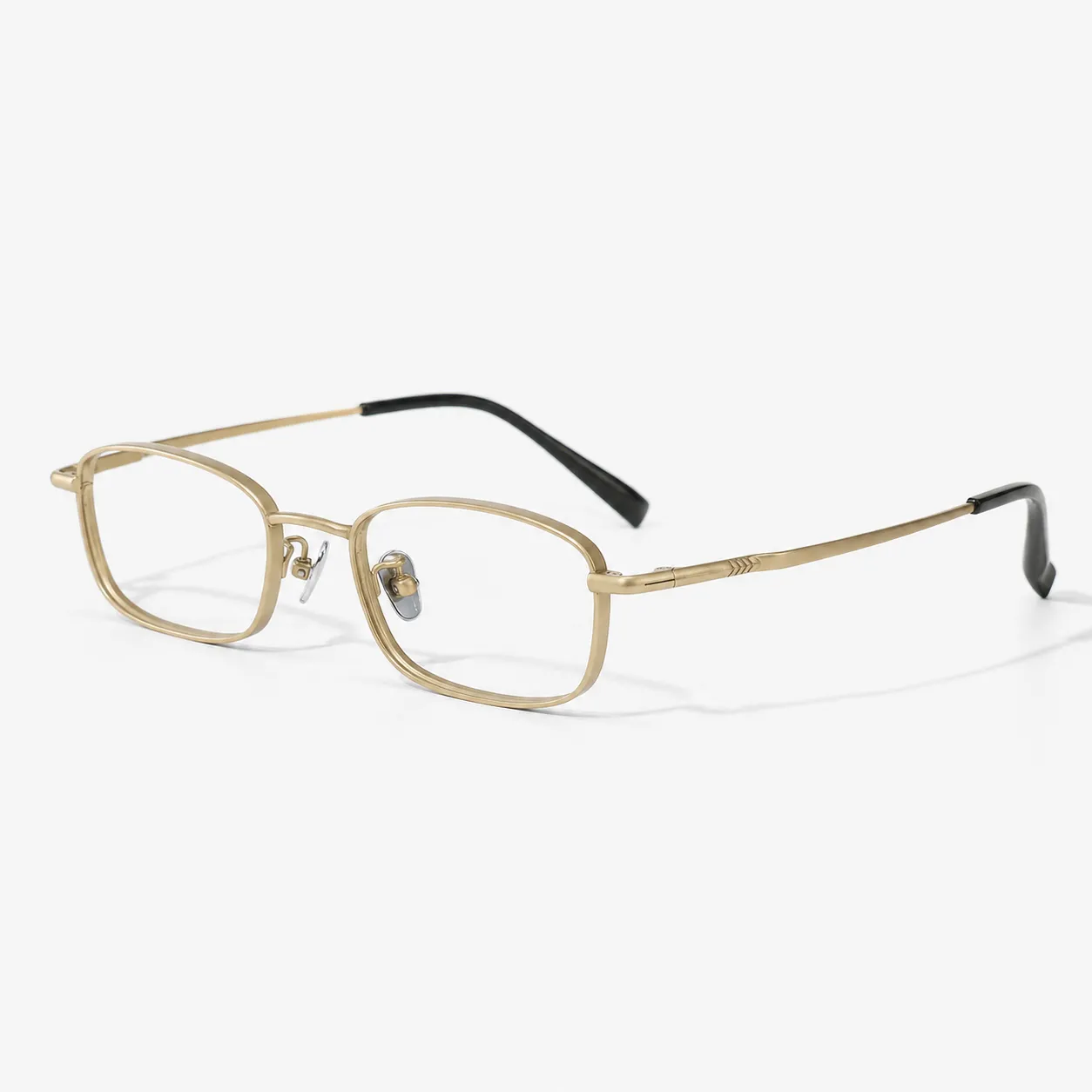 Alia Rectangle Titanium Glasses