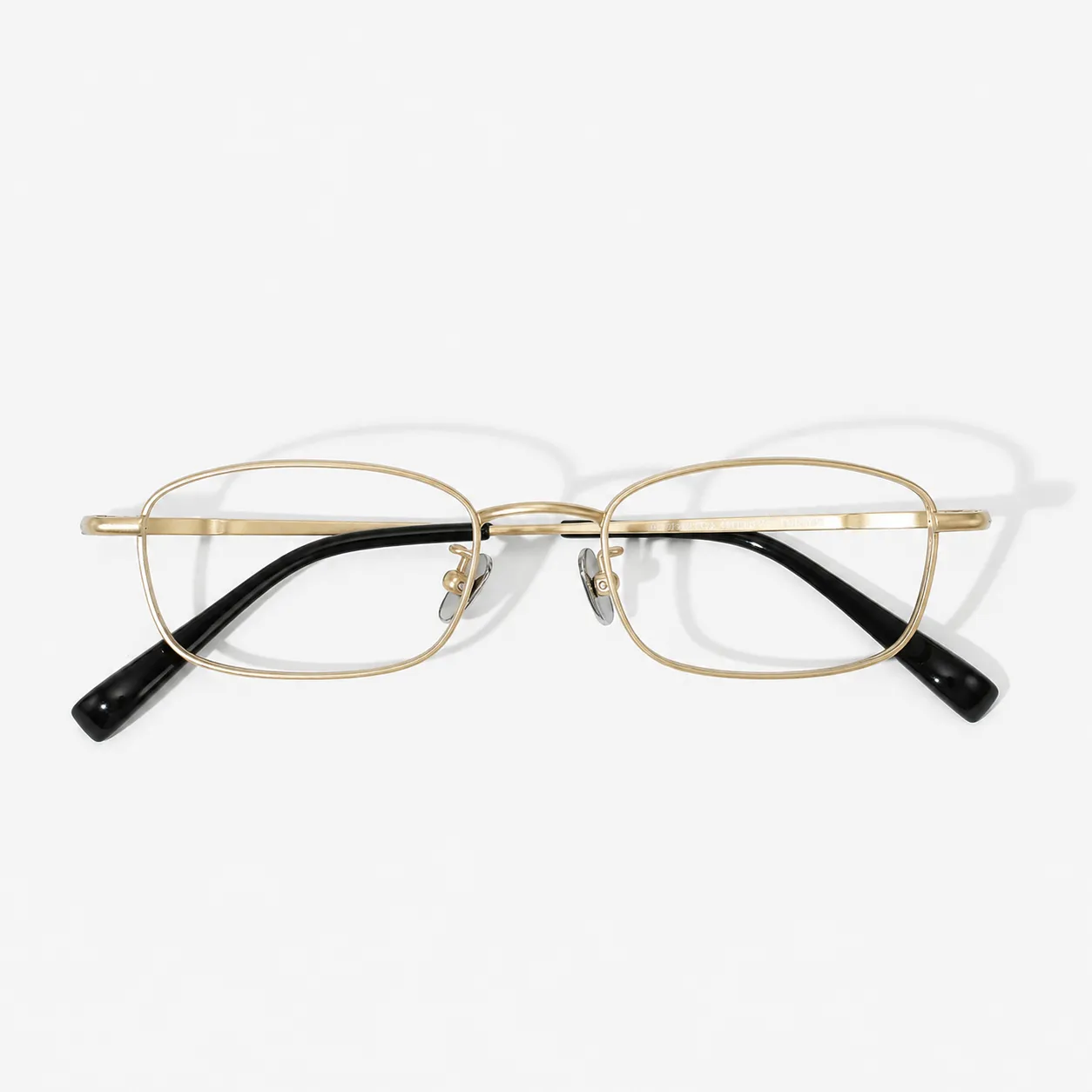 Alia Rectangle Titanium Glasses