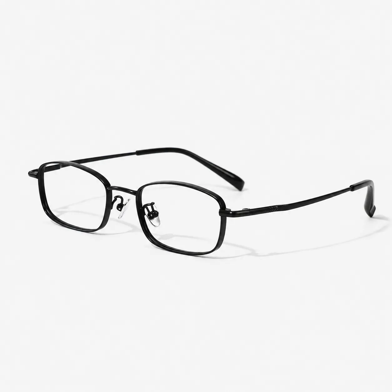 Alia Rectangle Titanium Glasses