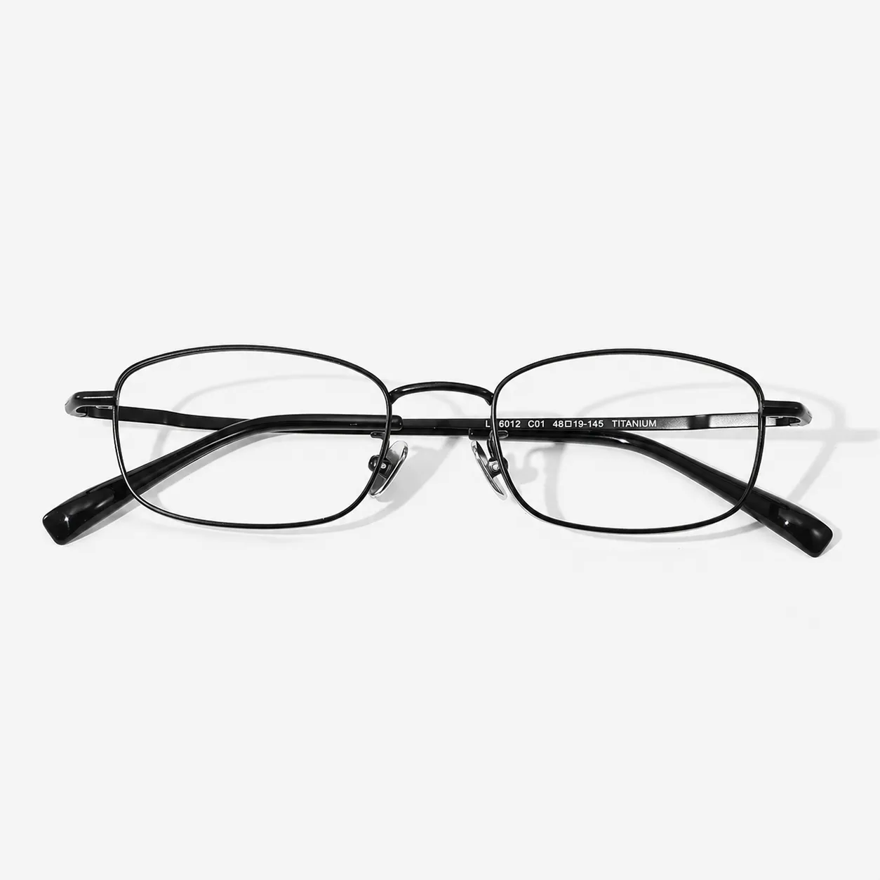 Alia Rectangle Titanium Glasses
