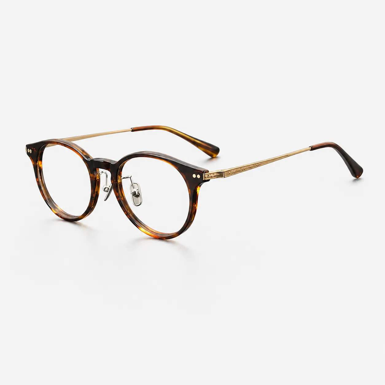 Lior Round Acetate and Titanium Glasses