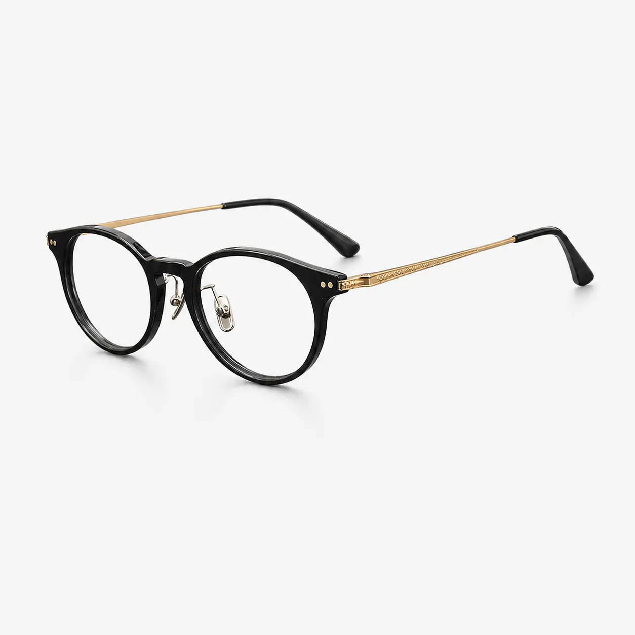 Lior Round Acetate and Titanium Glasses