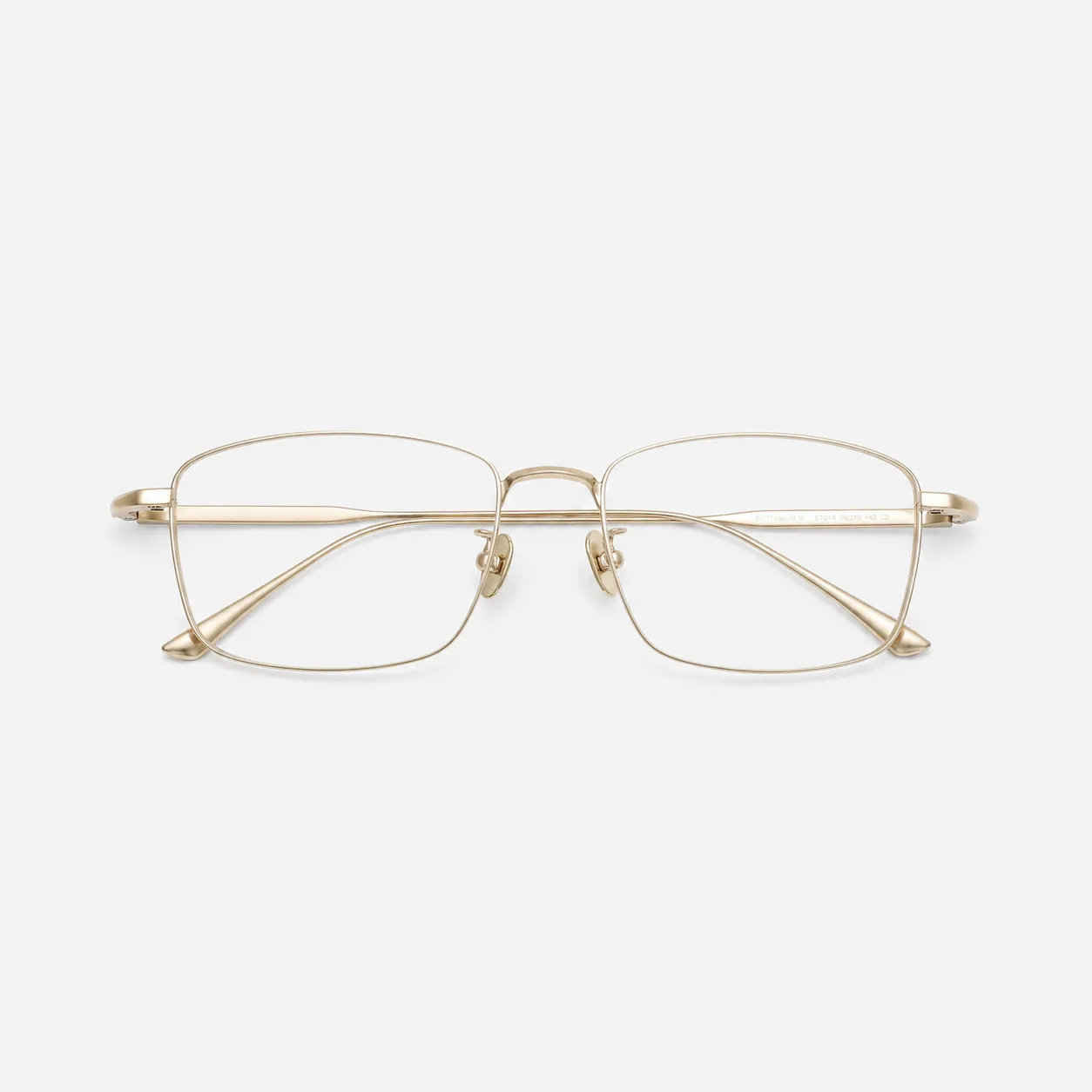Caden Rectangle Titanium Glasses