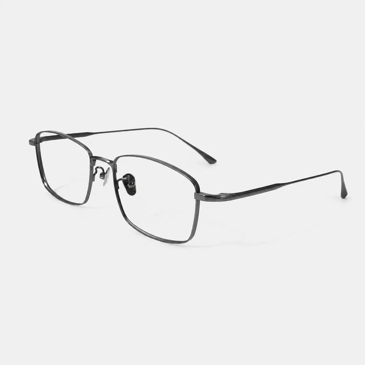 Caden Rectangle Titanium Glasses