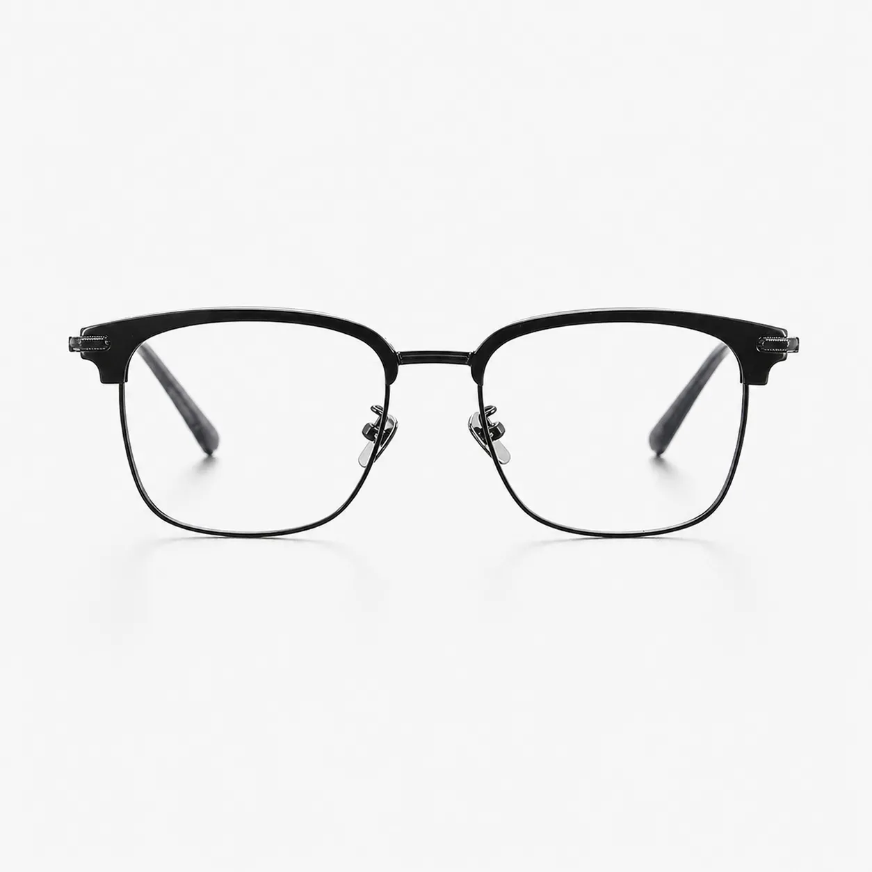 Mavin Browline Acetate and Titanium Glasses