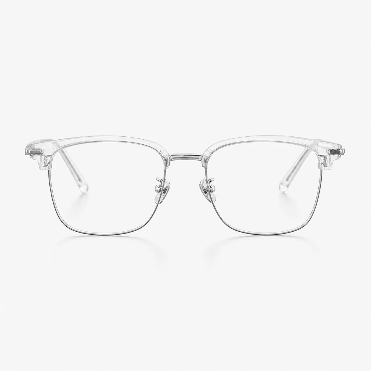 Mavin Browline Acetate and Titanium Glasses