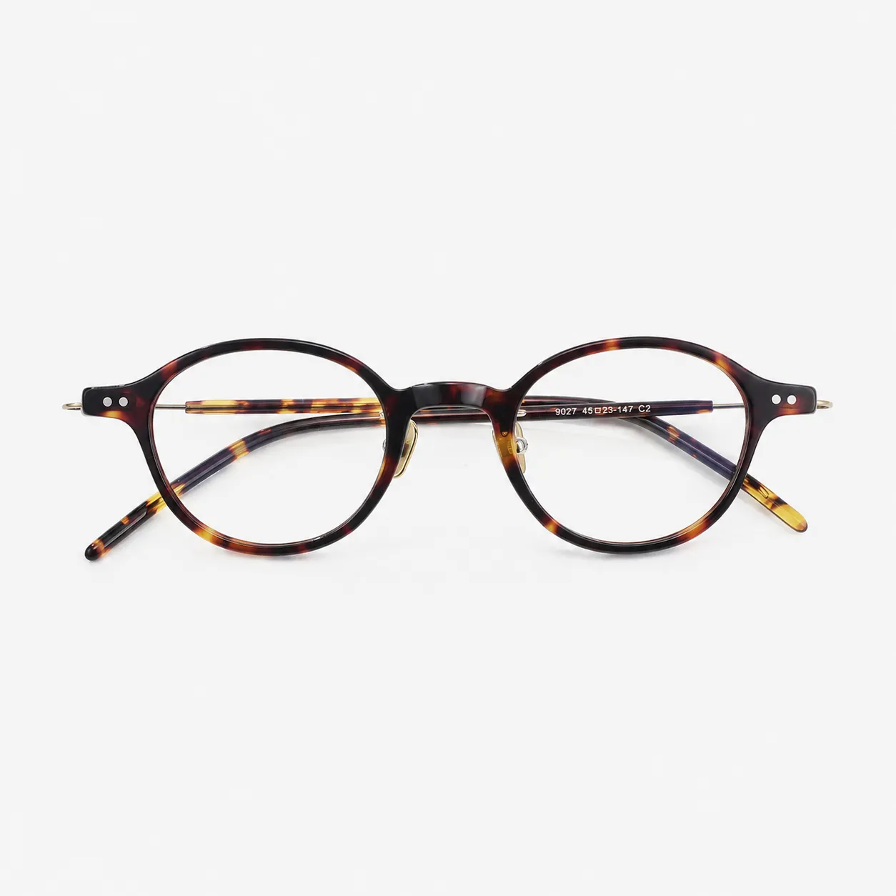 Elira Round Acetate and Titanium Glasses
