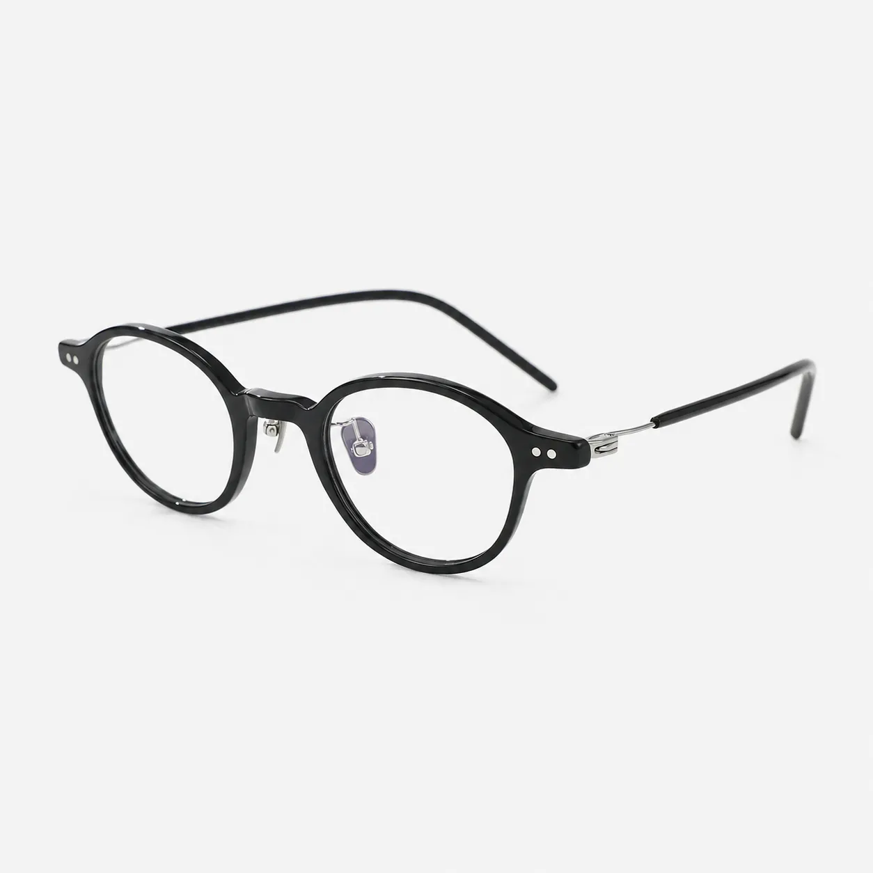 Elira Round Acetate and Titanium Glasses