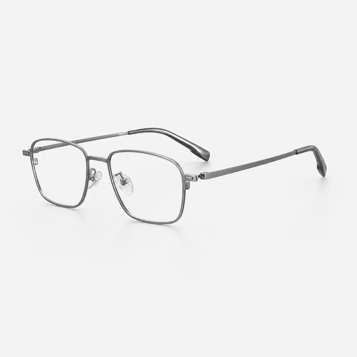 Hiren Rectangle Titanium Glasses