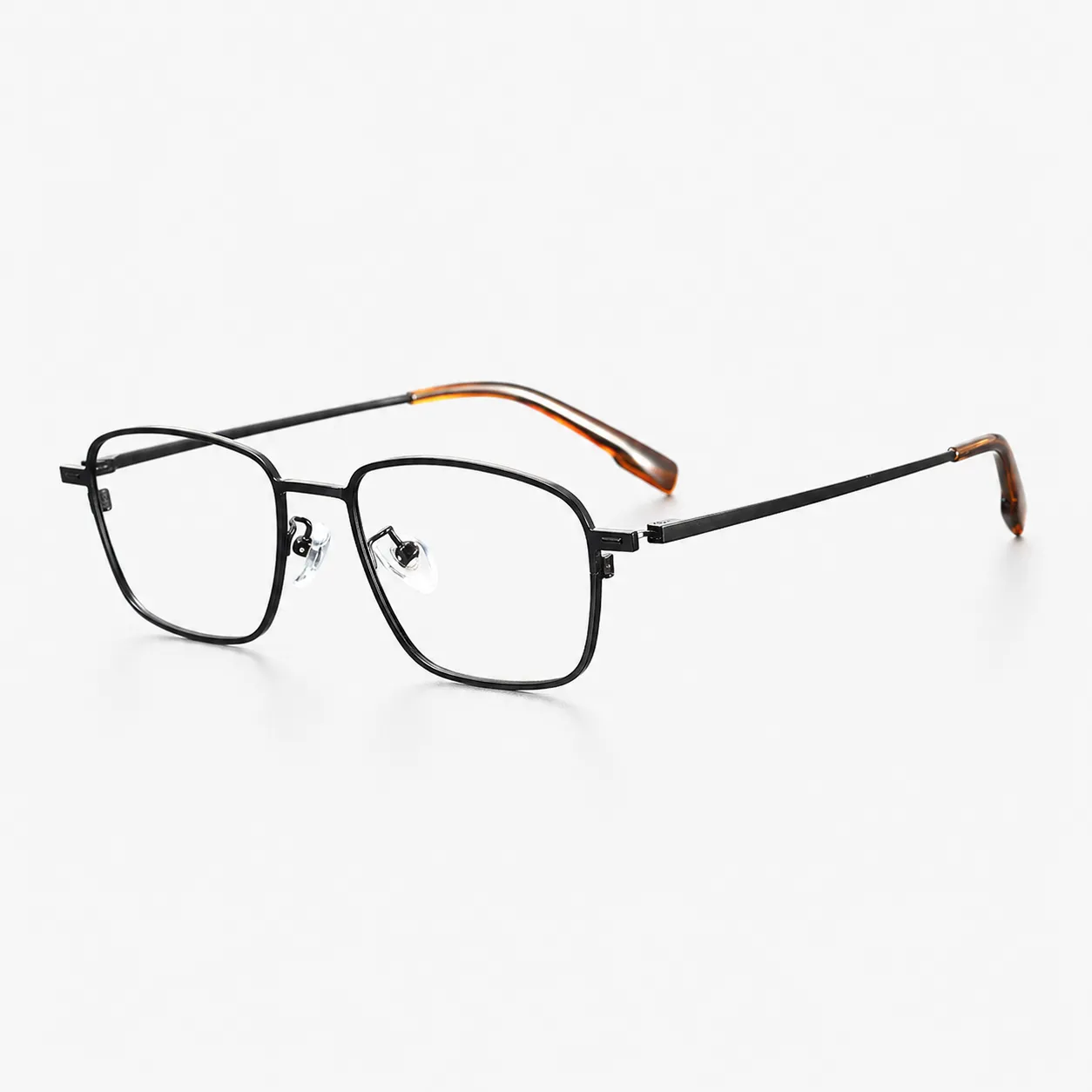 Hiren Rectangle Titanium Glasses