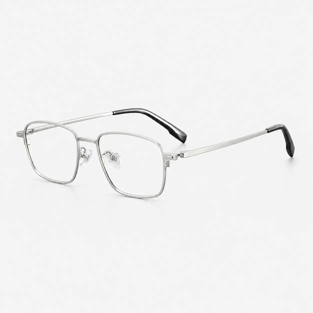 Hiren Rectangle Titanium Glasses