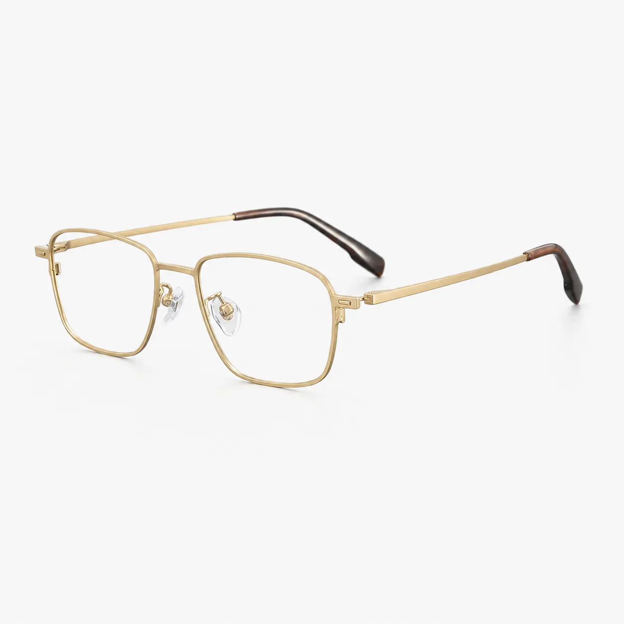 Hiren Rectangle Titanium Glasses