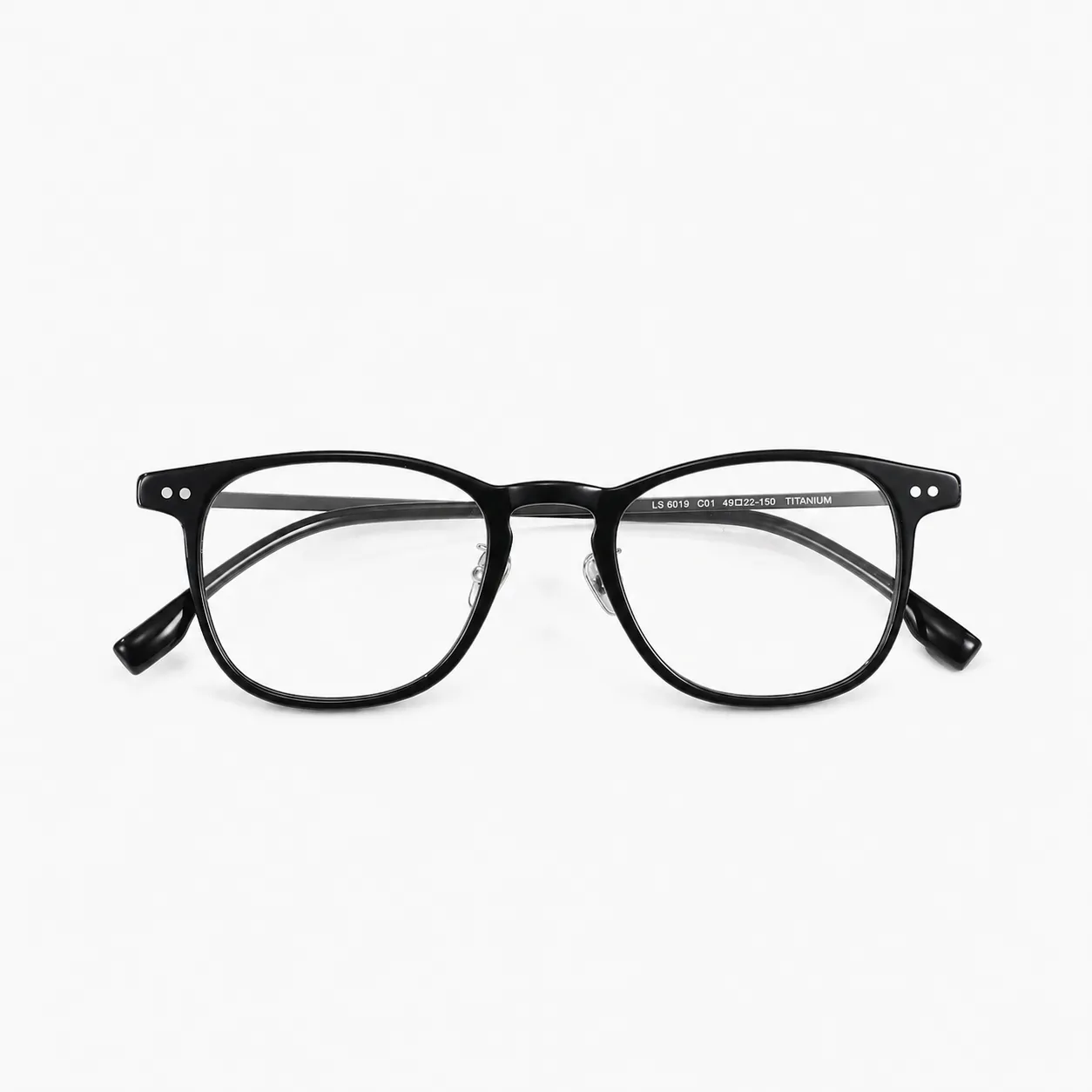 Aven Square Acetate and Titanium Glasses