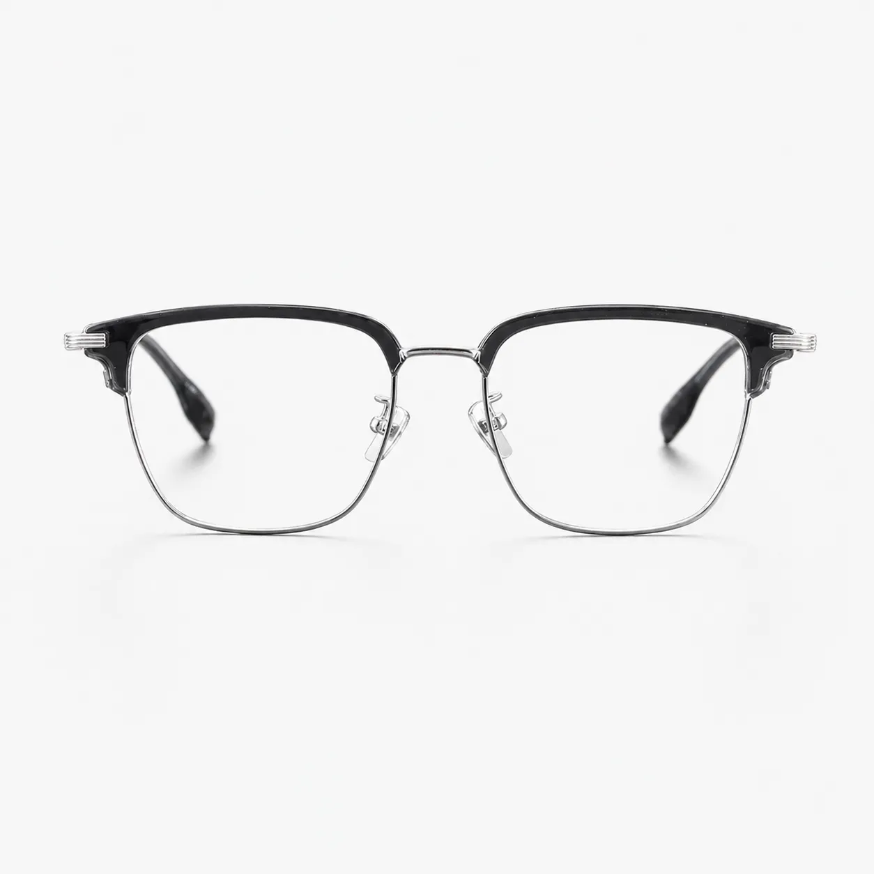 Halor Browline Acetate and Titanium Glasses