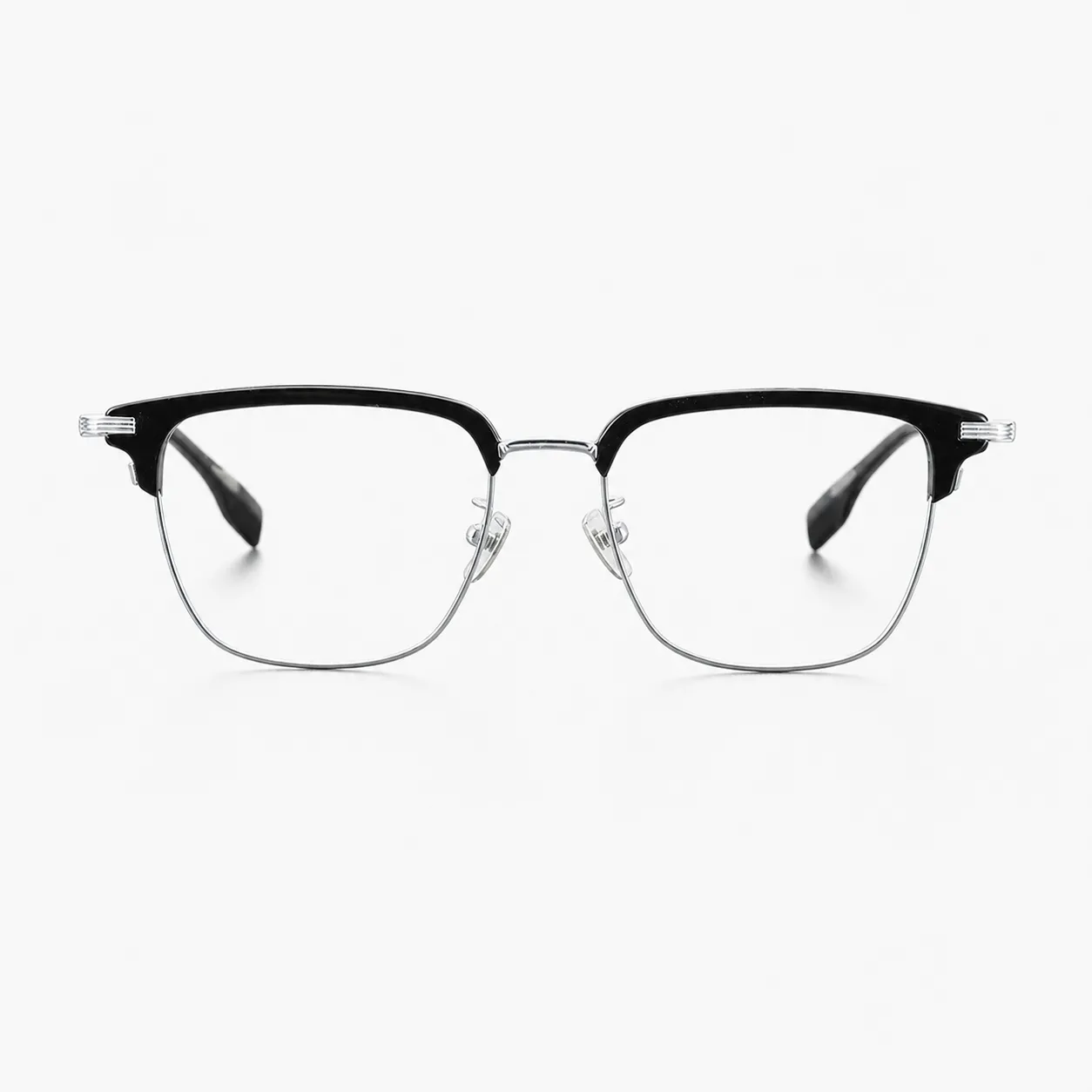 Halor Browline Acetate and Titanium Glasses