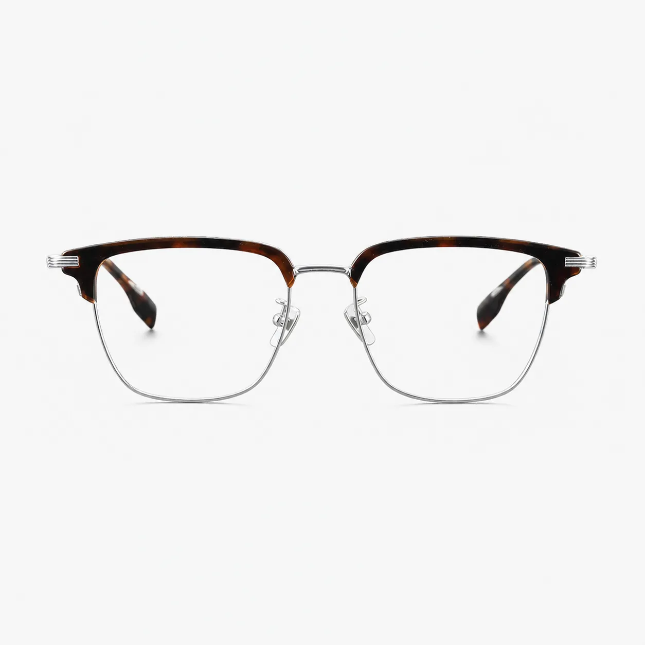 Halor Browline Acetate and Titanium Glasses