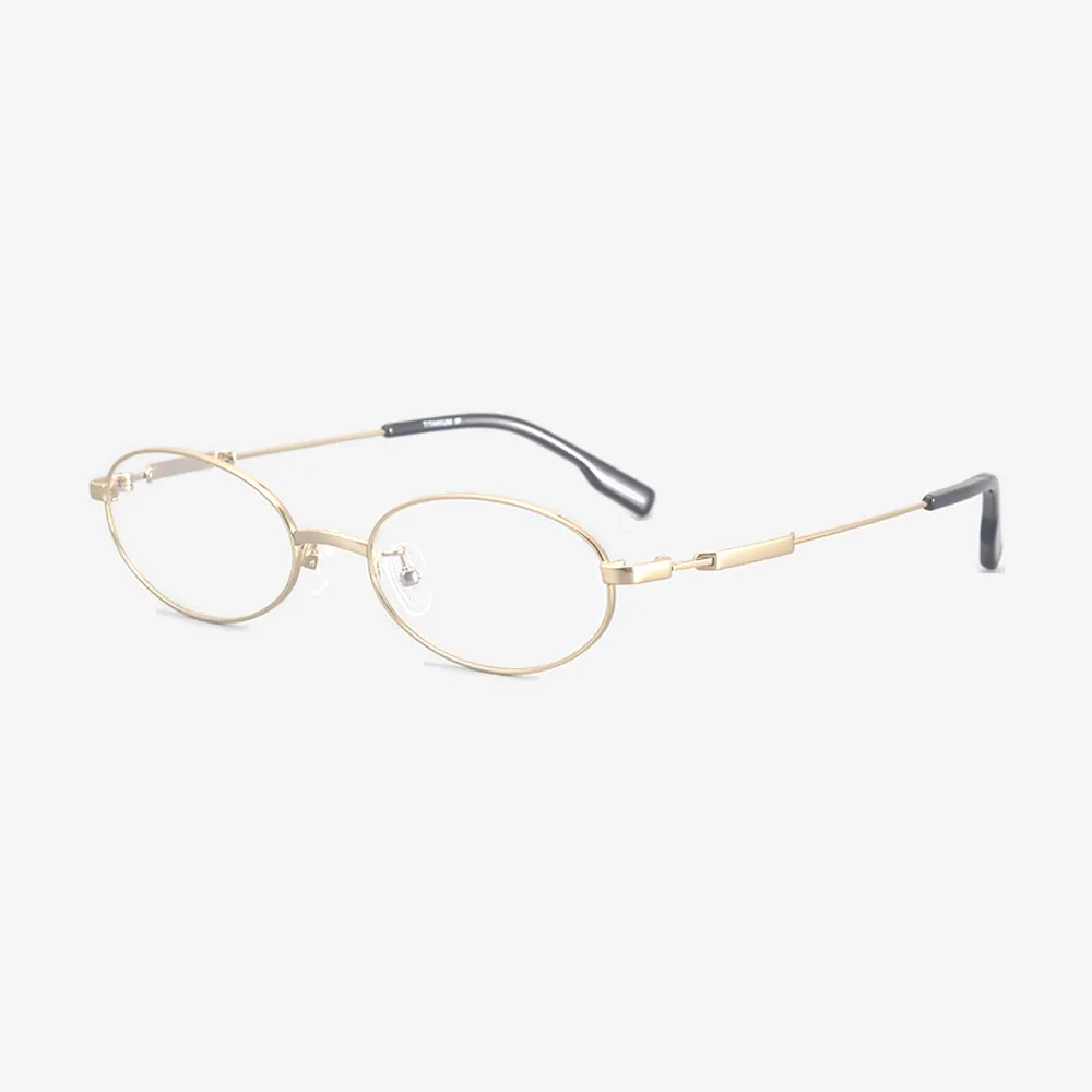 Cameron Oval Titanium Glasses