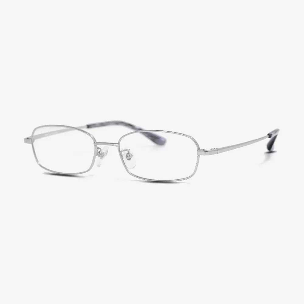 Avery Rectangle Titanium Glasses