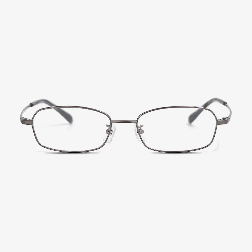 Avery Rectangle Titanium Glasses