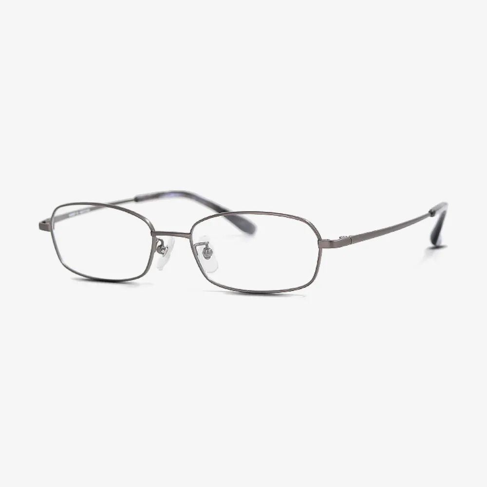 Avery Rectangle Titanium Glasses
