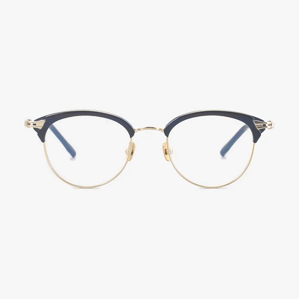 Arden Browline Acetate and Titanium Glasses