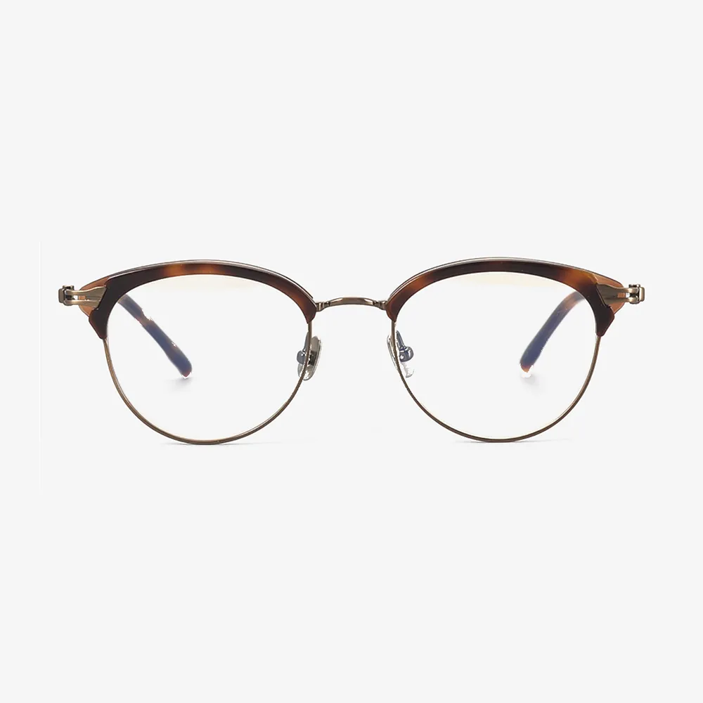 Arden Browline Acetate and Titanium Glasses