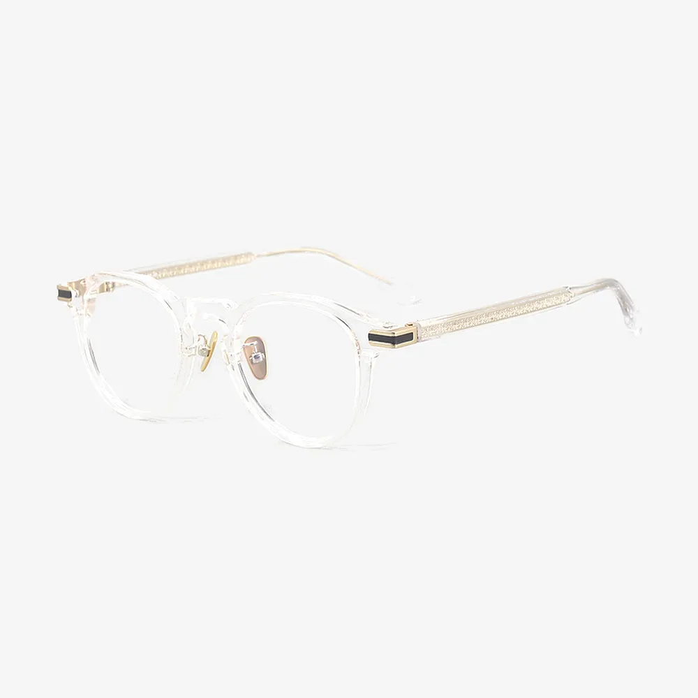 Sage Round Acetate Glasses