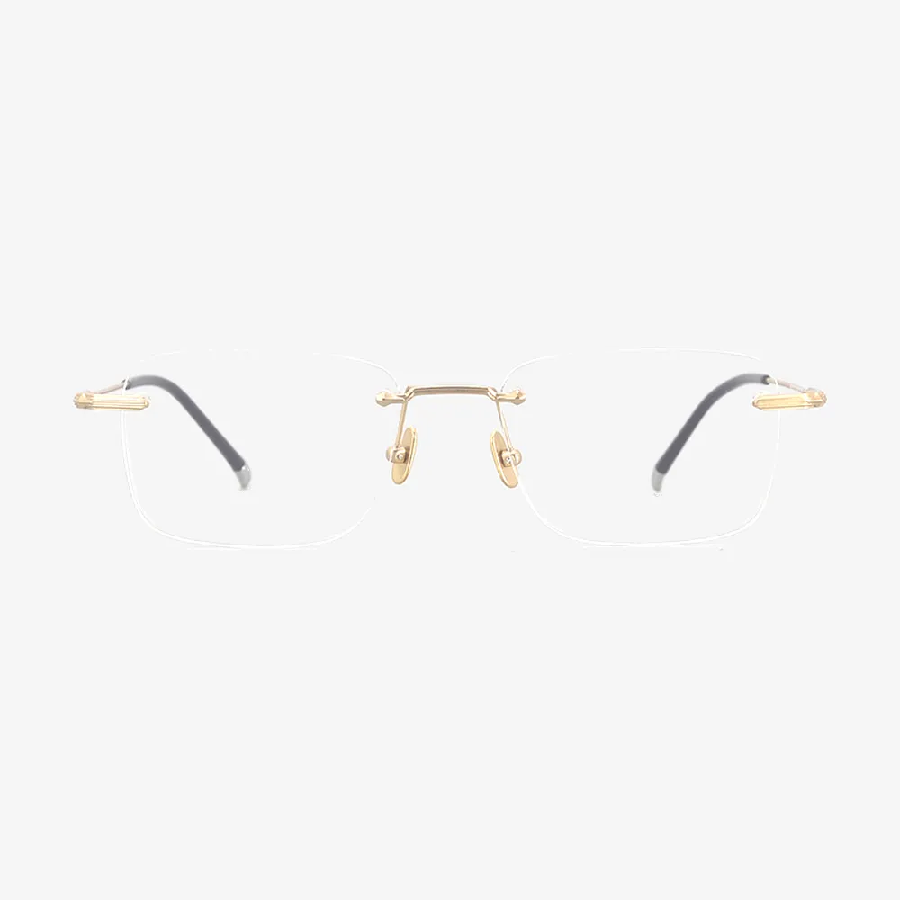 Ellis Rectangle Titanium Glasses