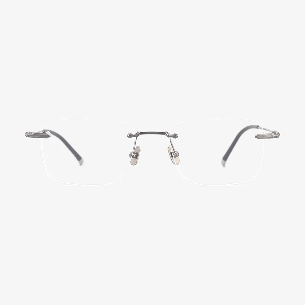 Ellis Rectangle Titanium Glasses