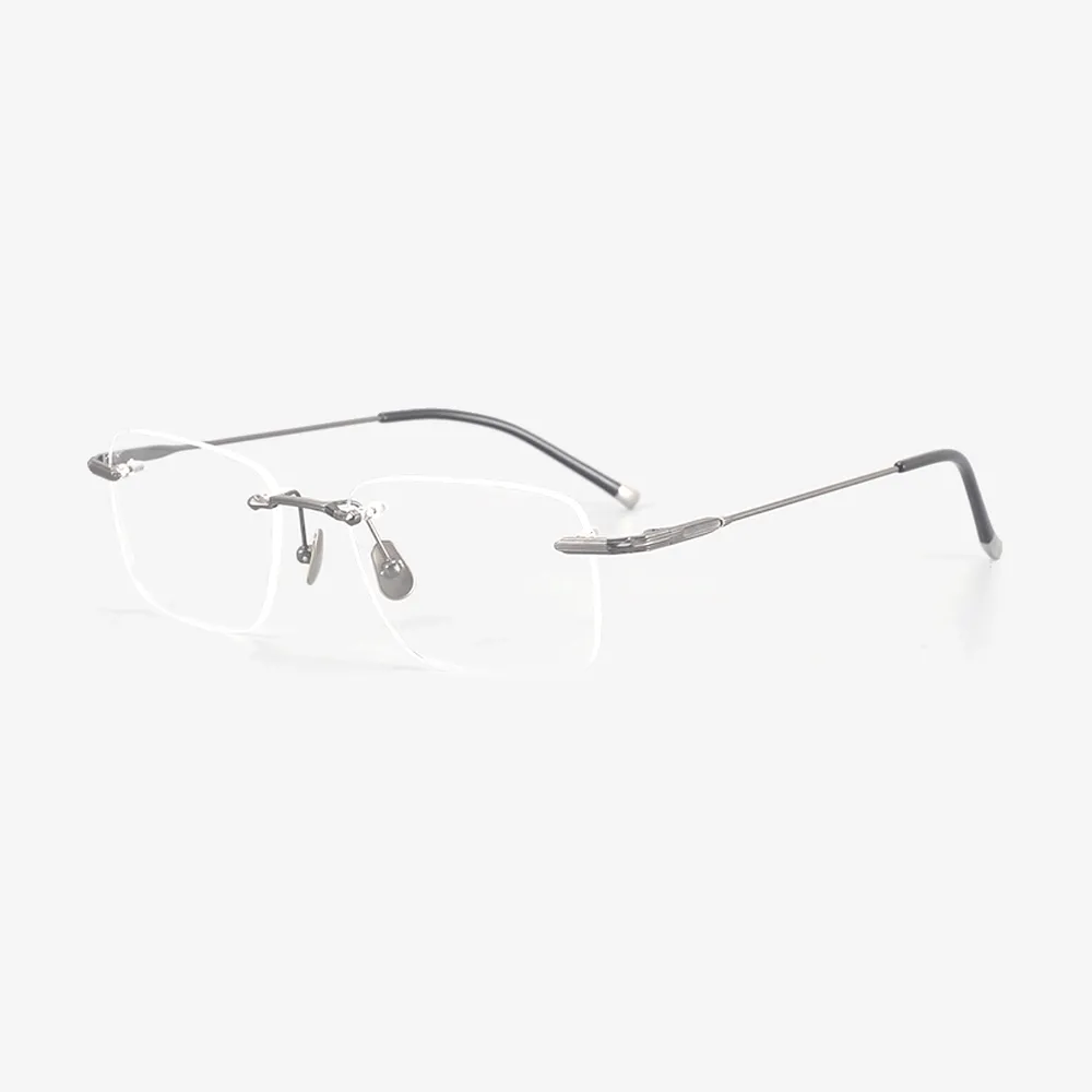 Ellis Rectangle Titanium Glasses