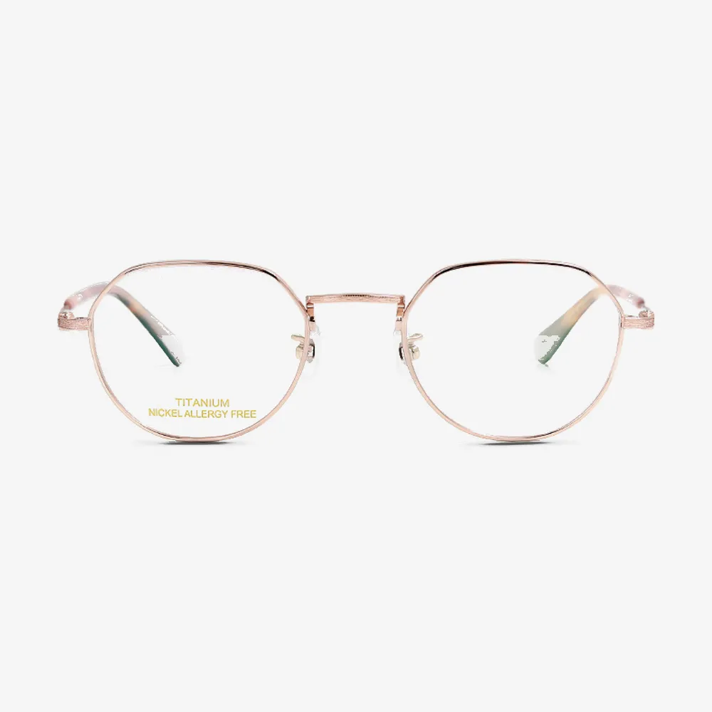 Hayden Round Titanium Glasses