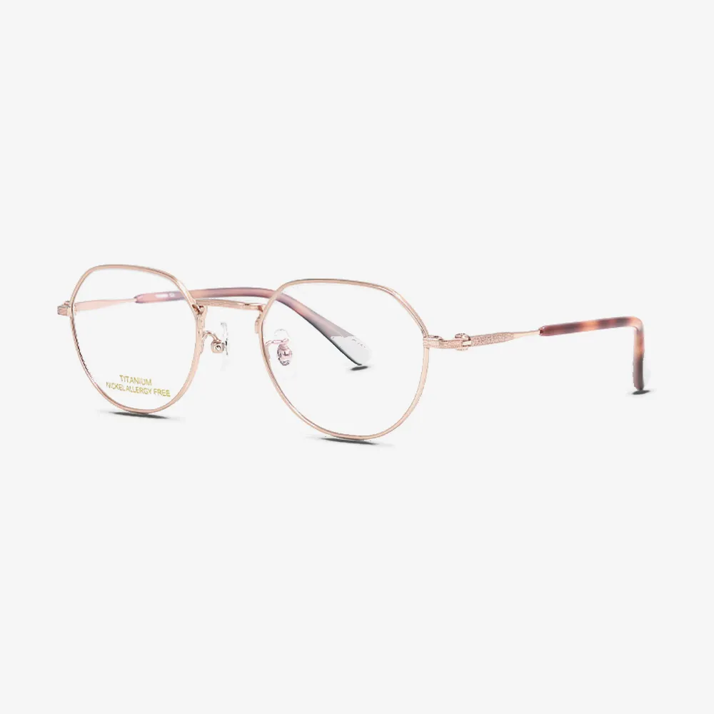 Hayden Round Titanium Glasses
