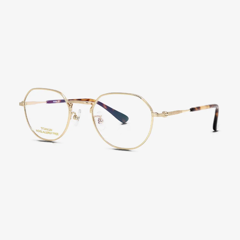 Hayden Round Titanium Glasses