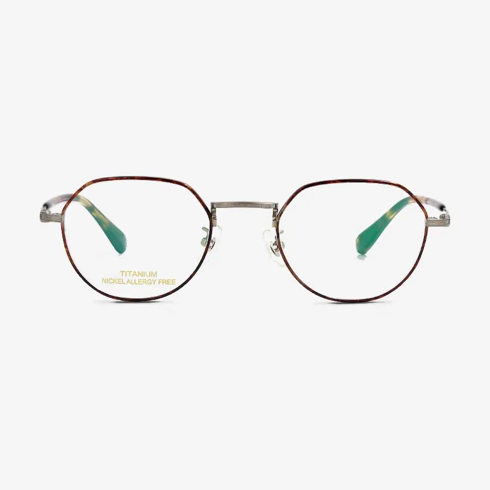 Hayden Round Titanium Glasses