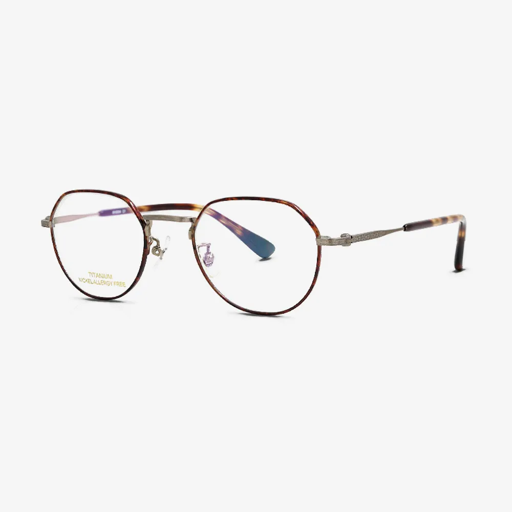 Hayden Round Titanium Glasses