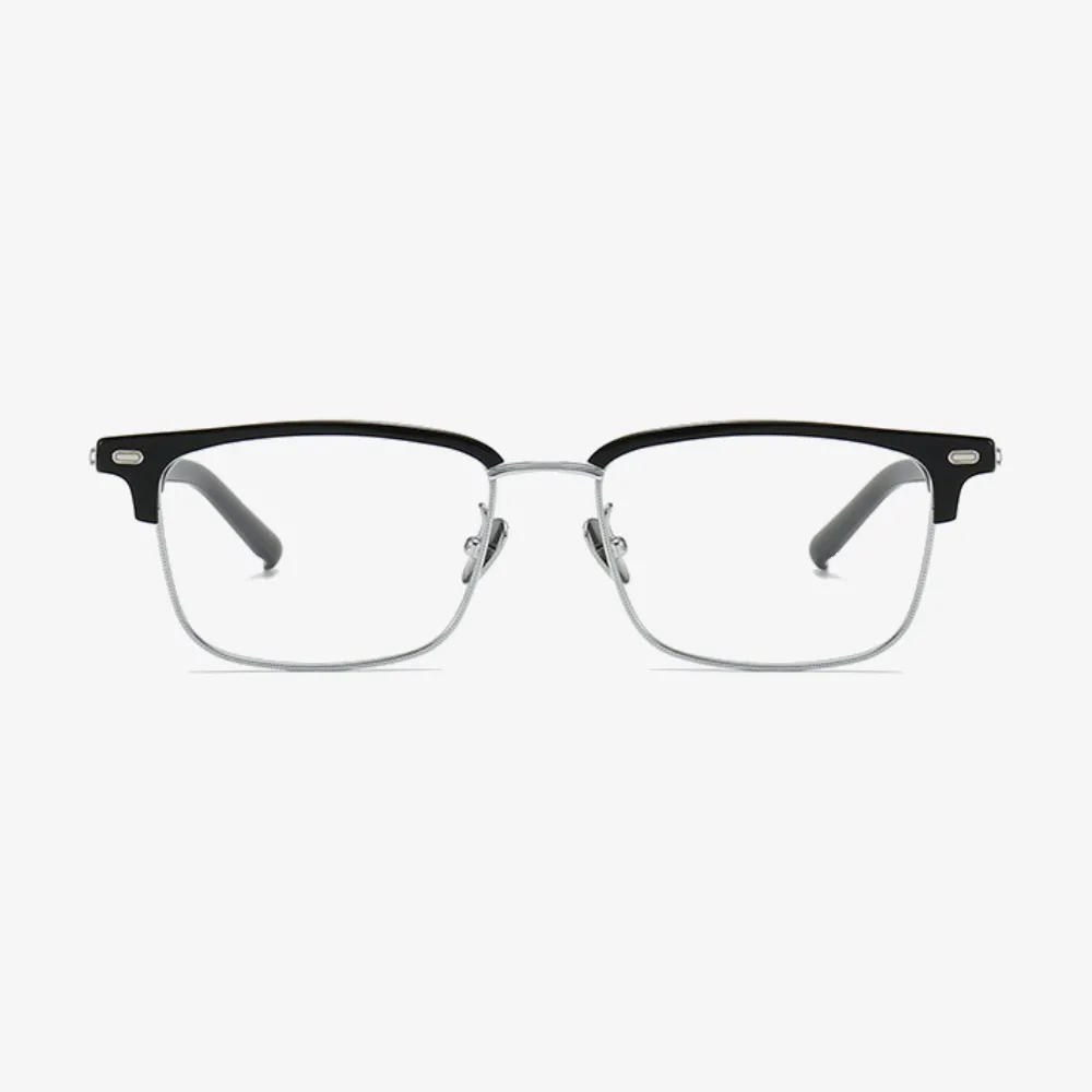 Marlow Browline Acetate and Titanium Glasses