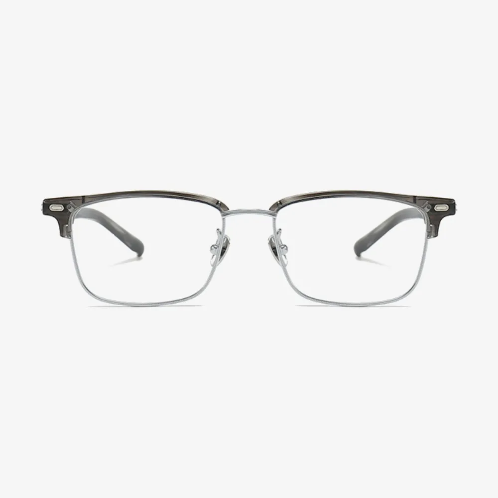 Marlow Browline Acetate and Titanium Glasses