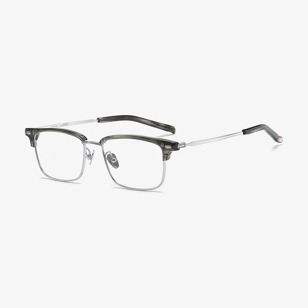 Marlow Browline Acetate and Titanium Glasses