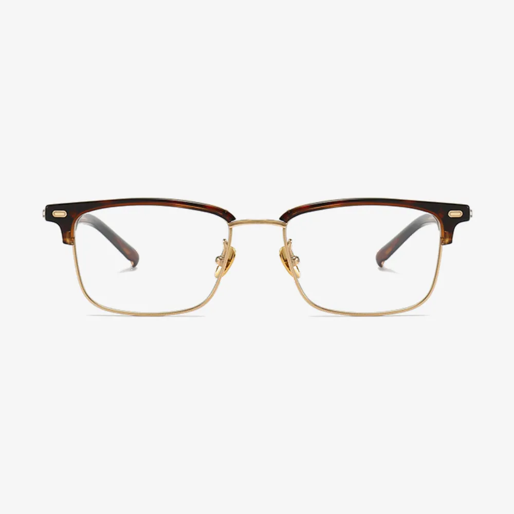 Marlow Browline Acetate and Titanium Glasses