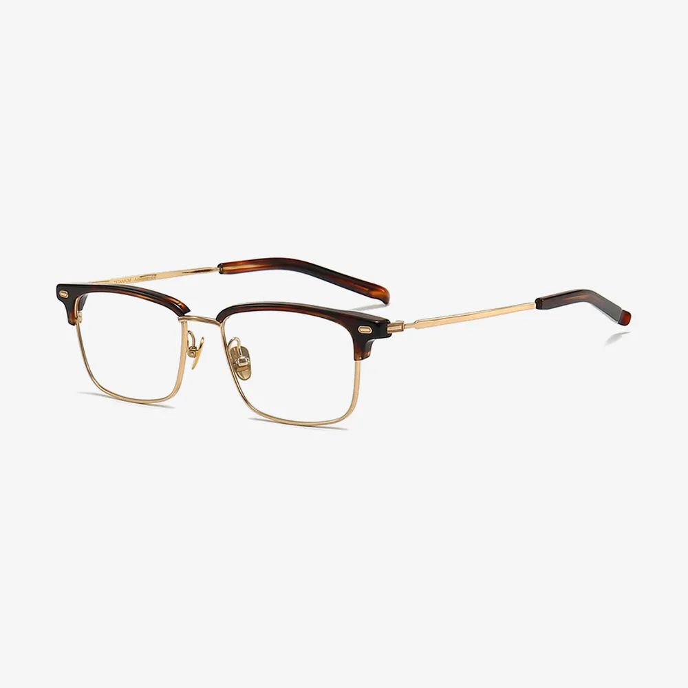 Marlow Browline Acetate and Titanium Glasses