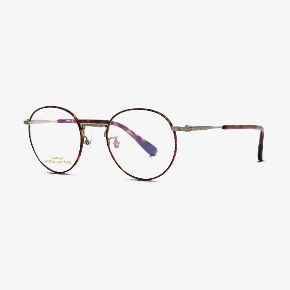 Lennox Round Titanium Glasses