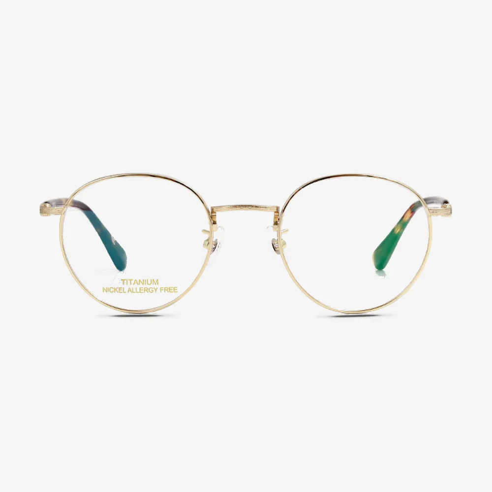 Lennox Round Titanium Glasses