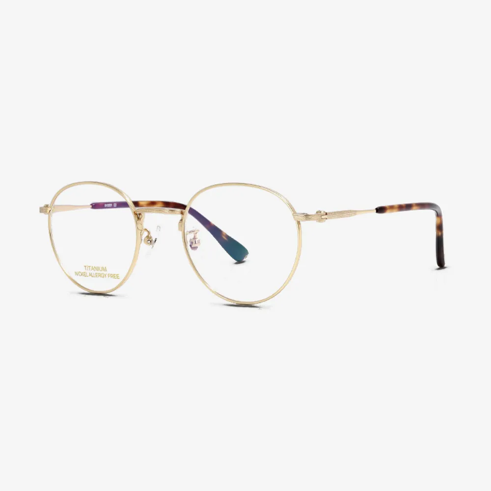 Lennox Round Titanium Glasses
