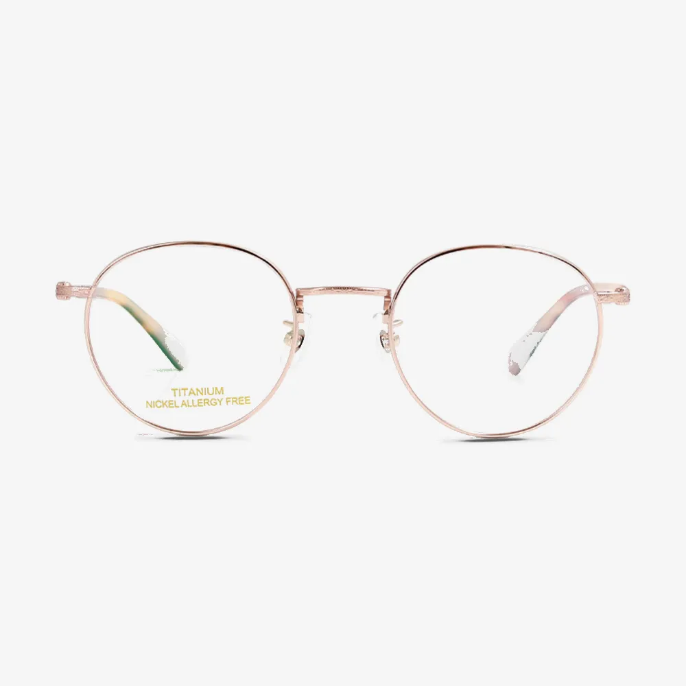 Lennox Round Titanium Glasses